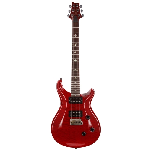 491 - 1997 Paul Reed Smith (PRS) Custom 24 electric guitar, made in USA; Body: red finished quilted maple ... 