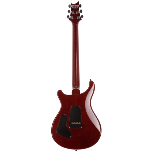 491 - 1997 Paul Reed Smith (PRS) Custom 24 electric guitar, made in USA; Body: red finished quilted maple ... 