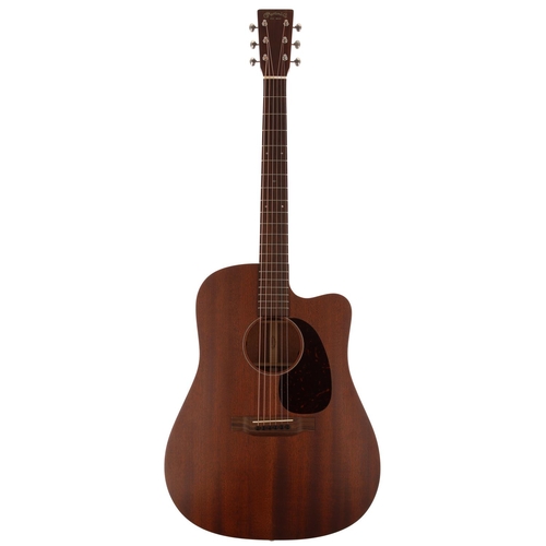 511 - 2016 C.F. Martin DC-15ME Dreadnought Centennial electro-acoustic guitar, made in USA; Body: natural ... 