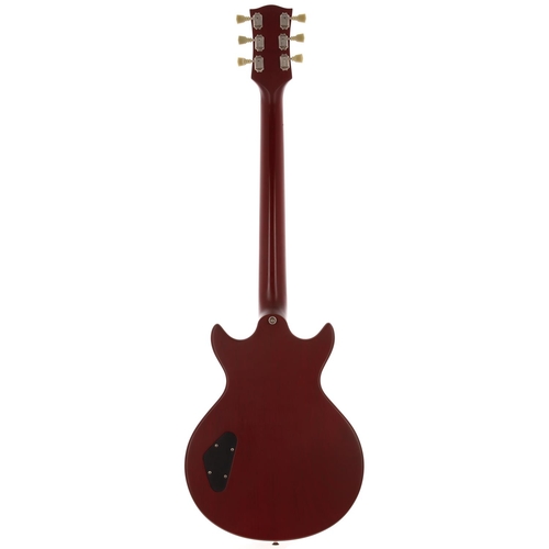 628 - Gordon Smith GS1 electric guitar, made in England; Body: cherry finished mahogany, a few minor marks... 