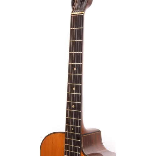 552 - Selmer Maccaferri Orchestra Model acoustic guitar, made in France, circa 1932; Back and sides: India... 