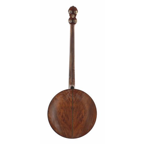 1506 - Jedson five string banjo, with walnut resonator, 11