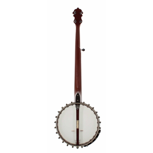 1513 - J.C. Bertolle 'The Dexter' five string banjo, fitted with maker's trademark plaque screwed to the pe... 