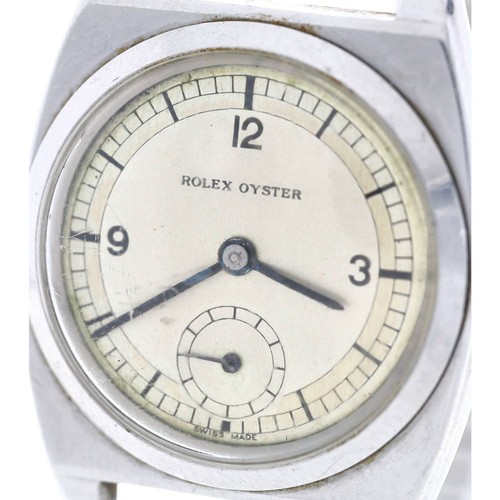 457 - Rolex Oyster mid-size stainless steel gentleman's wristwatch, reference no. 2574, case no. 2343xx, c... 