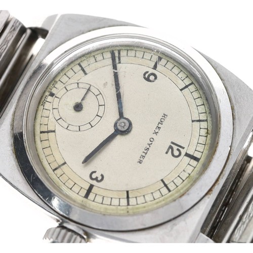 457 - Rolex Oyster mid-size stainless steel gentleman's wristwatch, reference no. 2574, case no. 2343xx, c... 