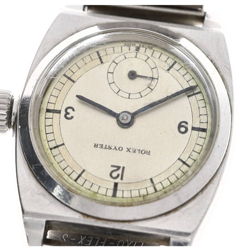 457 - Rolex Oyster mid-size stainless steel gentleman's wristwatch, reference no. 2574, case no. 2343xx, c... 