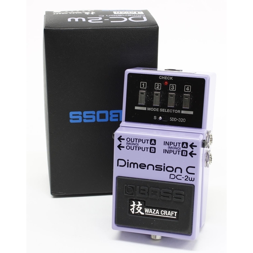 1227 - Boss Waza Craft DC-2W Dimension C guitar pedal, boxed*Please note: Gardiner Houlgate do not guarante... 