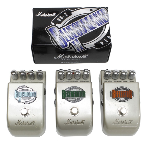 1234 - Marshall Blues Breaker II BB-2 guitar pedal, boxed; together with a Marshall RF-1 Reflector Reverb g... 