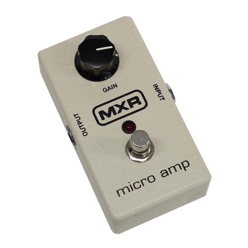 1260 - MXR Micro Amp guitar pedal*Please note: Gardiner Houlgate do not guarantee the full working order of... 