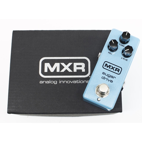 1265 - MXR Sugar Drive guitar pedal, boxed*Please note: Gardiner Houlgate do not guarantee the full working... 