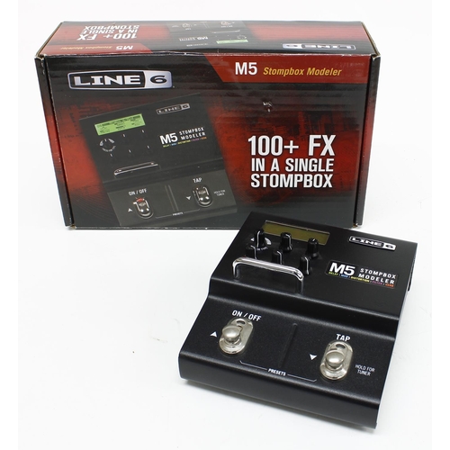 1298 - Line 6 M5 Stompbox Modeler guitar pedal, boxed*Please note: Gardiner Houlgate do not guarantee the f... 