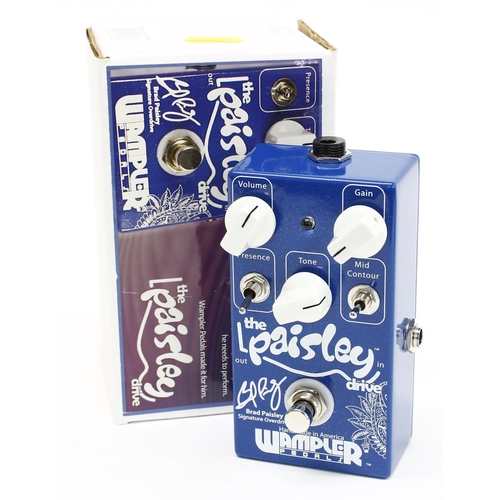 1311 - Wampler The Paisley Drive guitar pedal, boxed*Please note: Gardiner Houlgate do not guarantee the fu... 