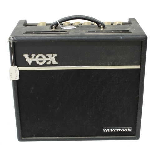 1020 - Vox Valvetronix VT30 guitar amplifier; together with a Vox Valvetronix VT40 guitar amplifier (2)*Ple... 