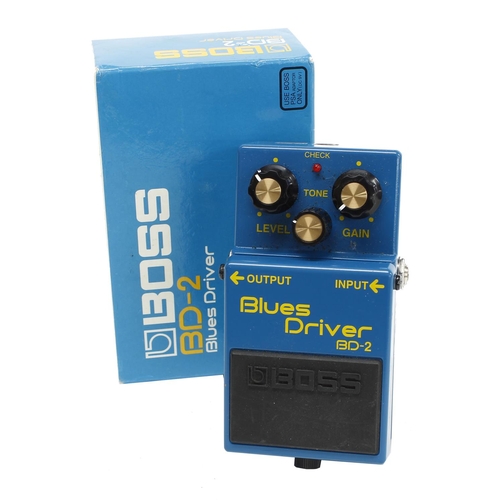 1217 - Boss BD-2 Blues Driver guitar pedal, boxed*Please note: Gardiner Houlgate do not guarantee the full ... 