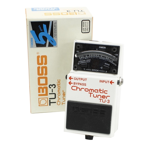 1221 - Boss TU-3 Chromatic Tuner guitar pedal, boxed*Please note: Gardiner Houlgate do not guarantee the fu... 