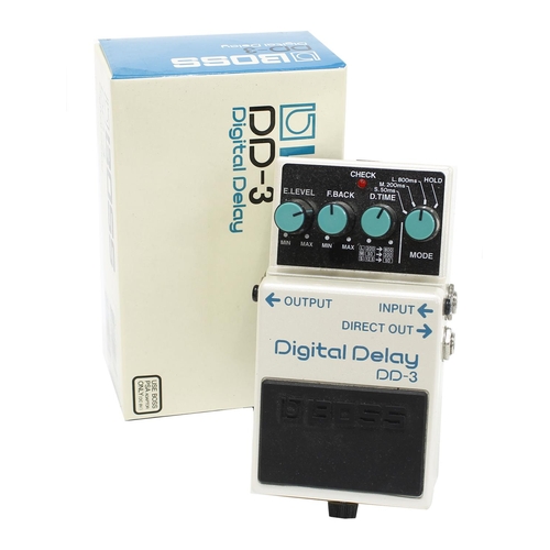 1222 - Boss DD-3 Digital Delay guitar pedal, boxed*Please note: Gardiner Houlgate do not guarantee the full... 