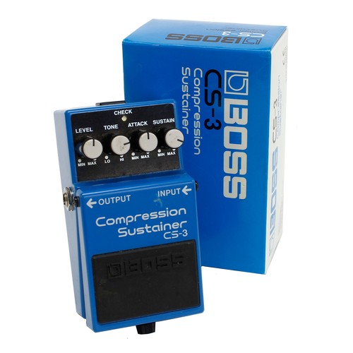 1218 - Boss CS-3 Compression Sustainer guitar pedal, boxed*Please note: Gardiner Houlgate do not guarantee ... 