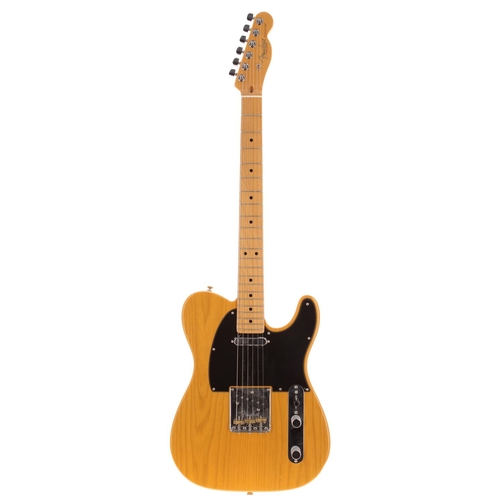 361 - 2017 Fender American Professional Telecaster electric guitar, made in USA; Body: see-through butters... 