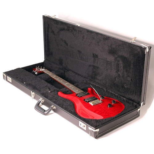 491 - 1997 Paul Reed Smith (PRS) Custom 24 electric guitar, made in USA; Body: red finished quilted maple ... 