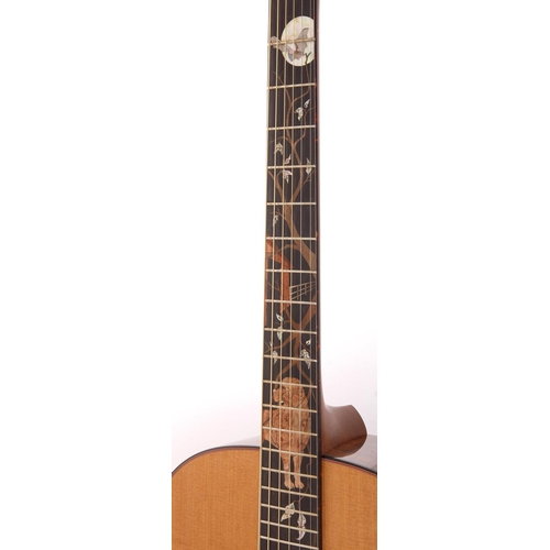 513 - 1997 Taylor Limited Edition Cujo 14 acoustic guitar, made in USA; Back and sides: black walnut; Top:... 