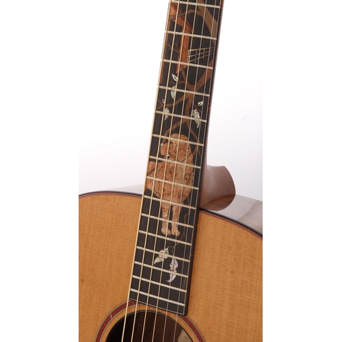 513 - 1997 Taylor Limited Edition Cujo 14 acoustic guitar, made in USA; Back and sides: black walnut; Top:... 