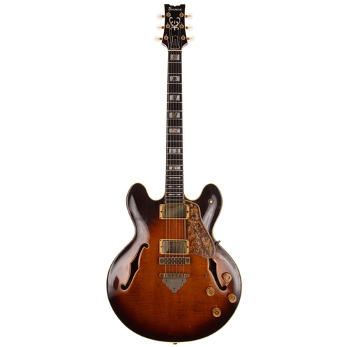 558 - 1979 Ibanez Artist 2630 semi-hollow body electric guitar, made in Japan; Body: tobacco sunburst fini... 