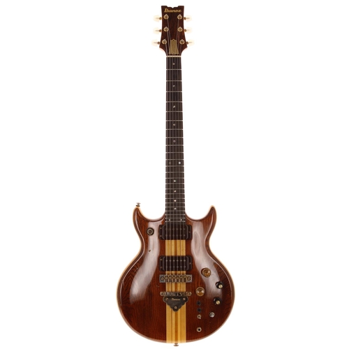 563 - 1979 Ibanez Artist 2700 Active electric guitar, made in Japan; Body: dark stain finished ash, maple ... 