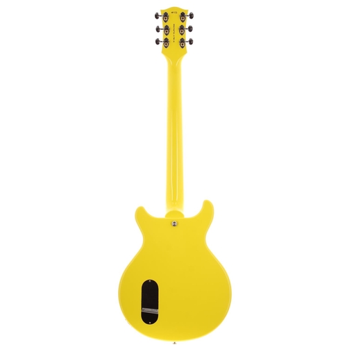 624 - 2019 Gordon Smith Steve Diggle Signature electric guitar, made in England; Body: yellow finish, mino... 