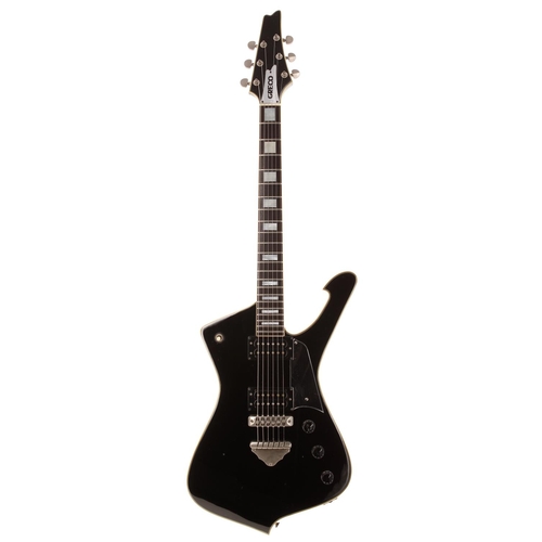 653 - 1980 Greco MK780PS Paul Stanley Iceman electric guitar, made in Japan; Body: black finish, many ding... 