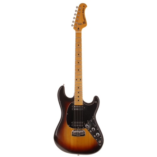 670 - Music Man Sabre II electric guitar, made in USA, circa 1979; Body: three-tone sunburst finish, dings... 