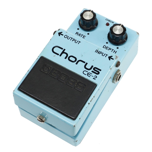 1223 - 1984 Boss CE-2 Chorus guitar pedal, made in Japan, green label*Please note: Gardiner Houlgate do not... 