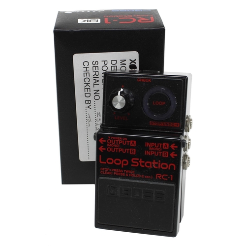 1225 - Boss RC-1 Loop Station guitar pedal, boxed*Please note: Gardiner Houlgate do not guarantee the full ... 