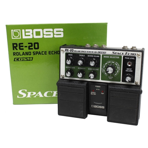 1231 - Boss RE-20 Roland Echo RE201 guitar pedal, boxed*Please note: Gardiner Houlgate do not guarantee the... 