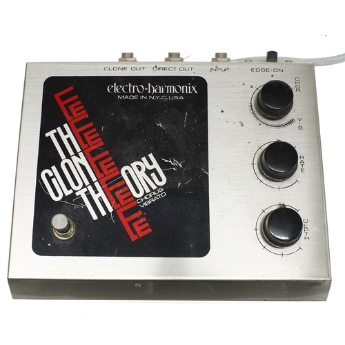 1244 - Electro-Harmonix Clone Theory Chorus Vibrato guitar pedal*Please note: Gardiner Houlgate do not guar... 