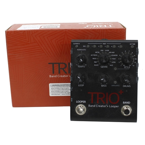 1254 - DigiTech Trio + Band Creator and Looper guitar pedal, boxed*Please note: Gardiner Houlgate do not gu... 