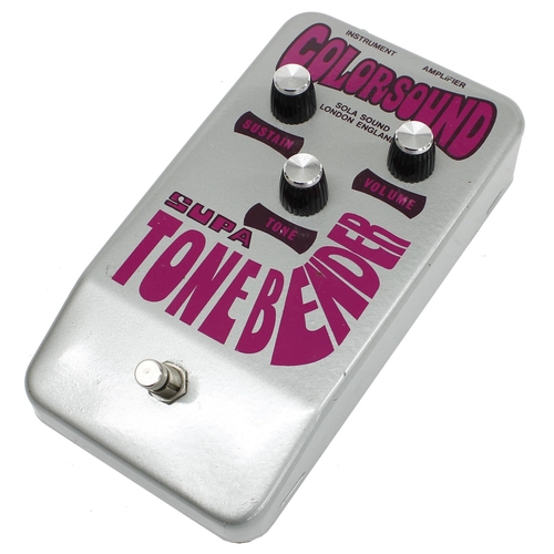 1276 - 1970s Colorsound by Sola Sound Supa Tonebender guitar pedal*Please note: Gardiner Houlgate do not gu... 