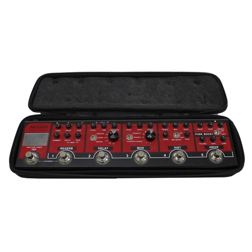 1305 - Mooer Red Truck multi-effects guitar pedal, case*Please note: Gardiner Houlgate do not guarantee the... 