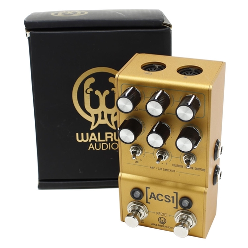 1313 - Walrus Audio Mako Series ACS1 Amp and Cab Simulator guitar pedal, boxed*Please note: Gardiner Houlga... 