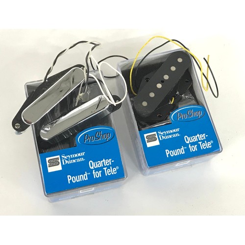 1420 - Three Telecaster guitar pickups to include two neck and one bridge, two possibly by Seymour Duncan a... 