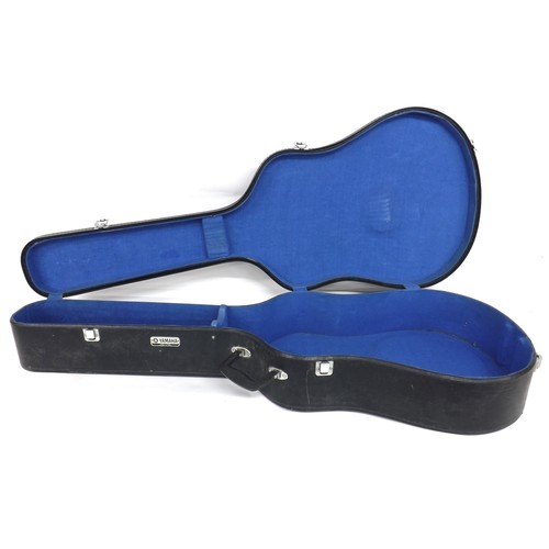 1414 - Yamaha acoustic guitar hard case, with 16