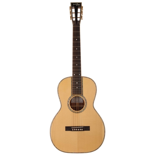 528 - 2011 David Oddy O style acoustic guitar, made in England; Back and sides: mahogany; Top: natural Can... 