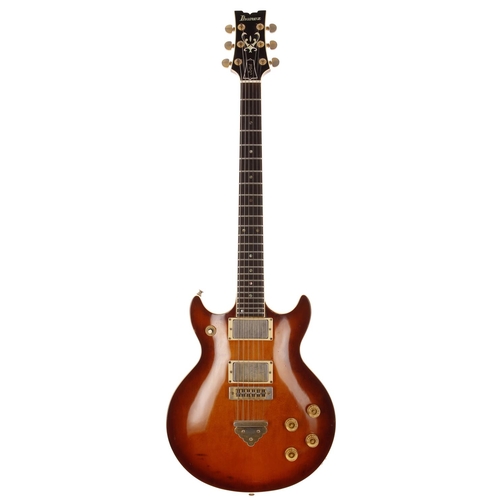 565 - 1977 Ibanez Artist 2618 electric guitar, made in Japan; Body: tobacco sunburst finish, light surface... 