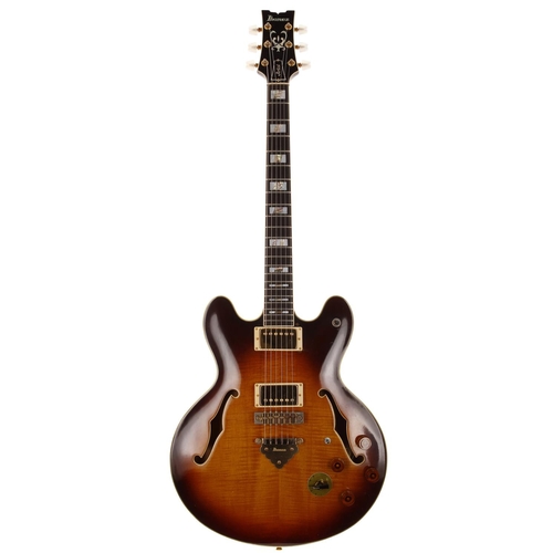 566 - 1978 Ibanez Artist 2630 semi-hollow body electric guitar, made in Japan; Body: tobacco sunburst fini... 