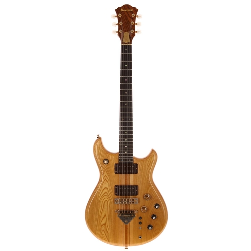 571 - 1978 Ibanez Musician MC400 electric guitar, made in Japan; Body: natural ash and mahogany pancake bo... 