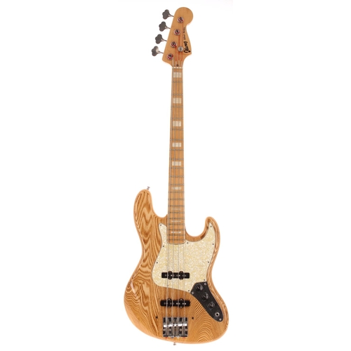 582 - 1977 Ibanez Silver Series J Bass guitar, made in Japan; Body: natural ash body, blemishes to top edg... 