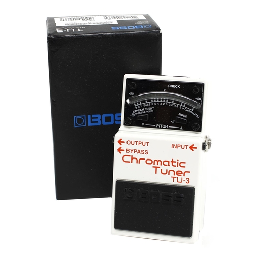 1232 - Boss TU-3 Chromatic Tuner guitar pedal, boxed*Please note: Gardiner Houlgate do not guarantee the fu... 