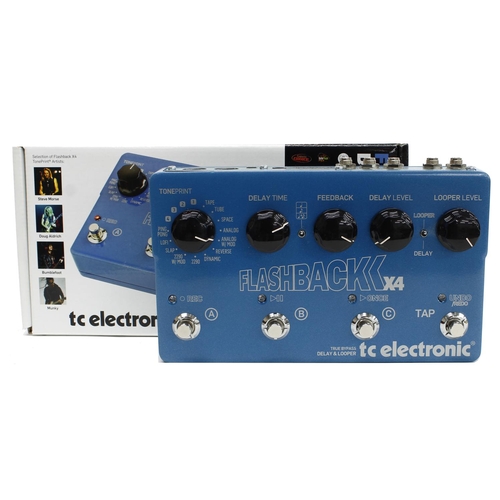 1247 - TC Electronic Flashback X4 delay and looper guitar pedal, boxed*Please note: Gardiner Houlgate do no... 