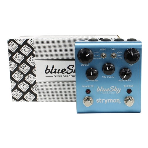 1259 - Strymon Blue Sky Reverberator guitar pedal, boxed*Please note: Gardiner Houlgate do not guarantee th... 