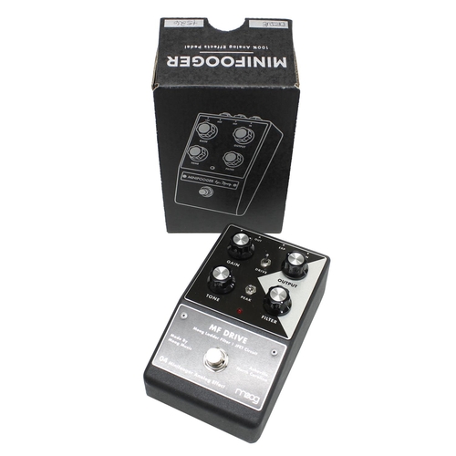 1296 - Moog Minifooger MF Drive guitar pedal, boxed*Please note: Gardiner Houlgate do not guarantee the ful... 