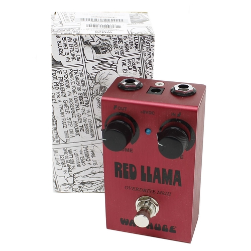 1318 - Way Huge Red Llama Overdrive MKIII guitar pedal, boxed*Please note: Gardiner Houlgate do not guarant... 